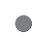 Botón de poliéster con ojal de metal [ 15 mm ] – gris,  thumbnail number 1