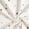 Tela de doble cara Tela de jersey Corazones de colores – marfil,  thumbnail number 3