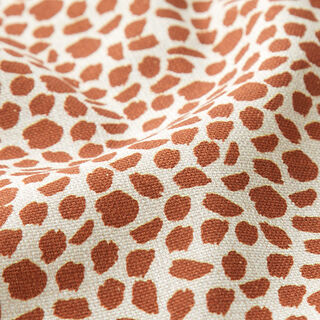 Tela decorativa Panama media Estampado de leopardo – marrón/naturaleza, 