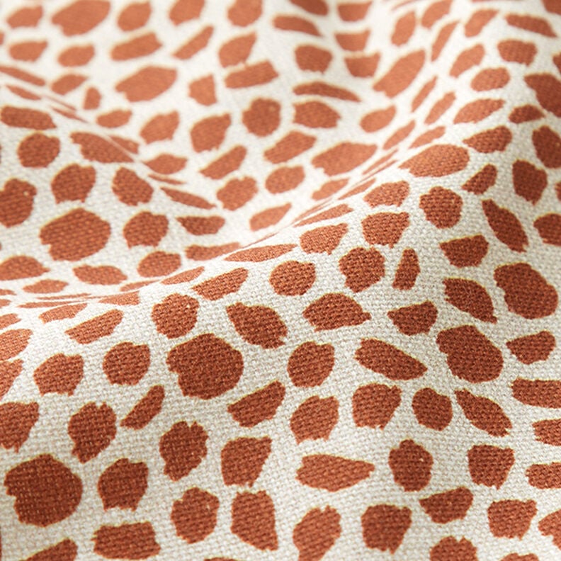 Tela decorativa Panama media Estampado de leopardo – marrón/naturaleza,  image number 2