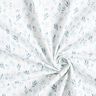 Tela de jersey de algodón Delicadas ramas y flores de acuarela Impresión digital – marfil/azul,  thumbnail number 3