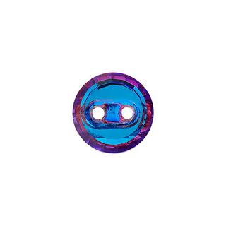 Botón de poliéster de 2 agujeros [ 10 mm ] – azul baby/lila, 