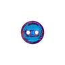 Botón de poliéster de 2 agujeros [ 10 mm ] – azul baby/lila,  thumbnail number 1