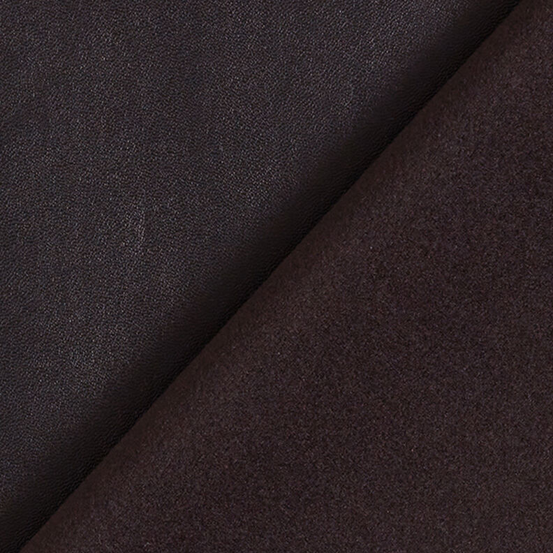 Piel sintética elástica lisa – negro,  image number 3