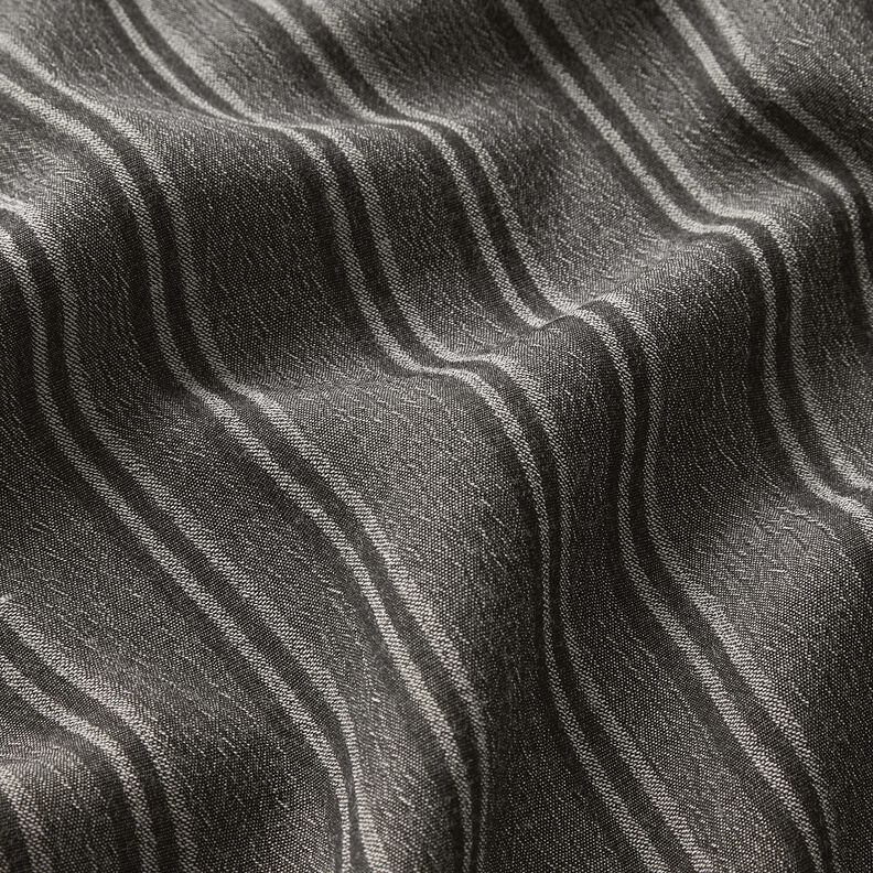 Tela de algodón rayas estrelladas – antracito,  image number 2