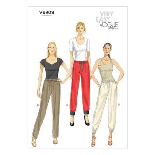 Pantalón de deporte, Vogue 8909 | 42 - 50, 