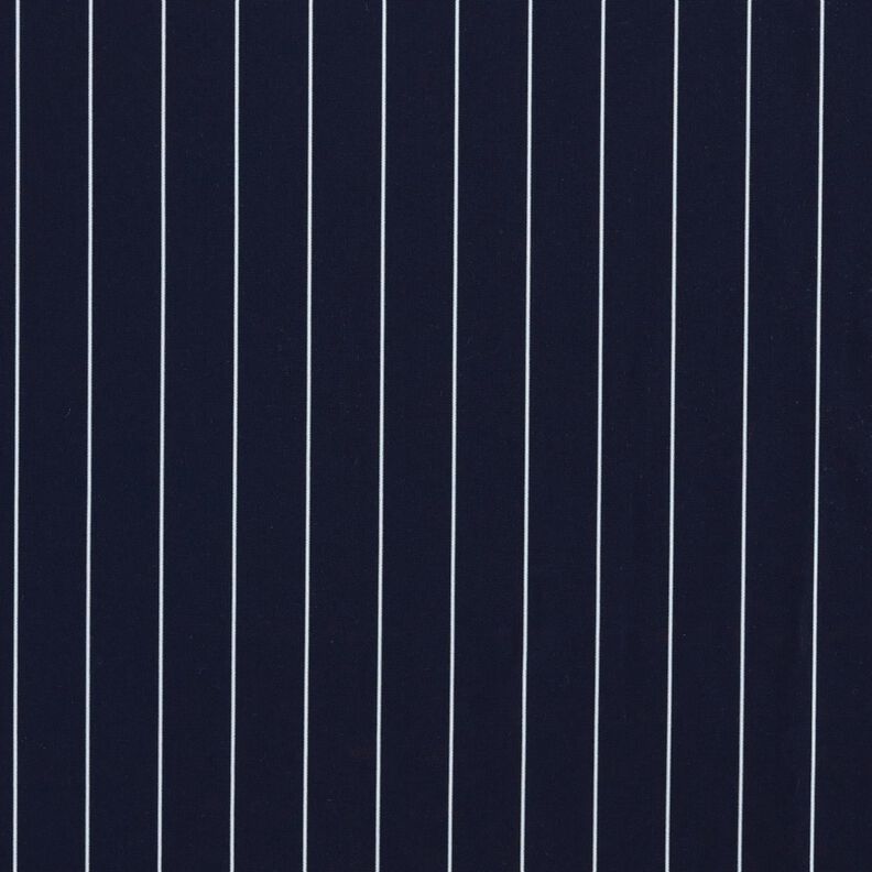 Tejido de pantalón elástico a rayas – azul noche/blanco,  image number 1