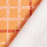 GOTS Tela de jersey de algodón Cuadros | Tula – naranja/terracotta,  thumbnail number 4