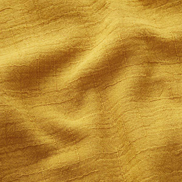 Bambú Muselina/doble arruga Estructura – amarillo curry,  image number 2