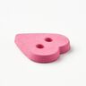 Botón de corazón [Ø 15 mm] – pink,  thumbnail number 2