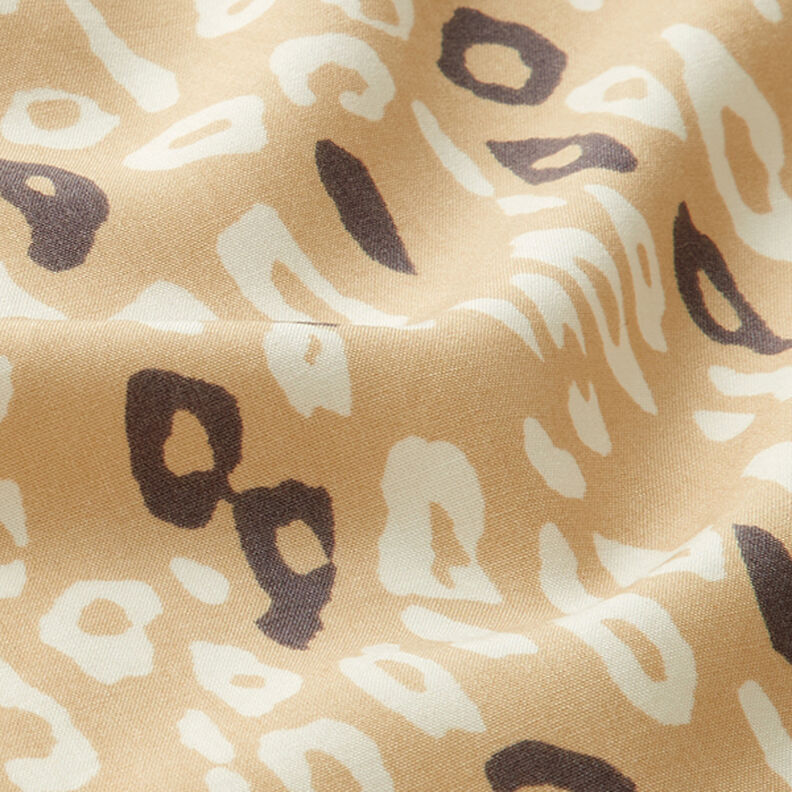 Tela de viscosa con estampado leopardo – beige,  image number 2