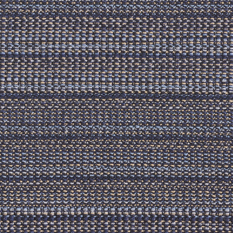 Tela de abrigo con hilo de brillo texturizado – azul noche/duna,  image number 1