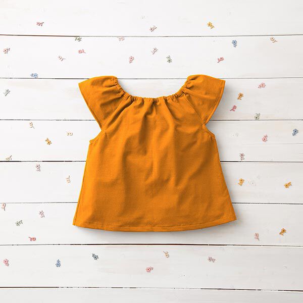 Tela de jersey de algodón Uni mediano – naranja,  image number 7