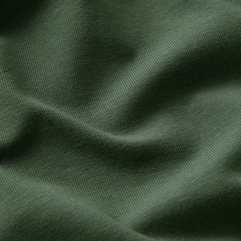 GOTS Tela de jersey de algodón | Tula – oliva,  image number 2