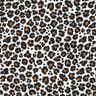 Muselina/doble arruga Estampado de leopardo – blanco/negro,  thumbnail number 1