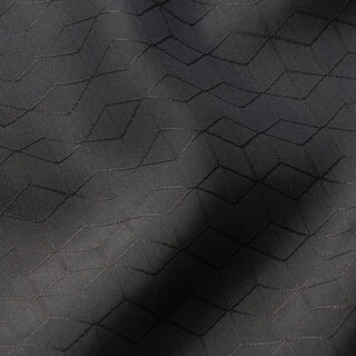 Tela de forro de rombos en zigzag – negro, 