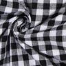 Tela de algodón Cuadros vichy 1 cm – negro/blanco,  thumbnail number 2