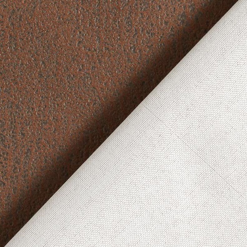 Tela de tapicería Imitación de piel Pamero – marrón medio,  image number 4