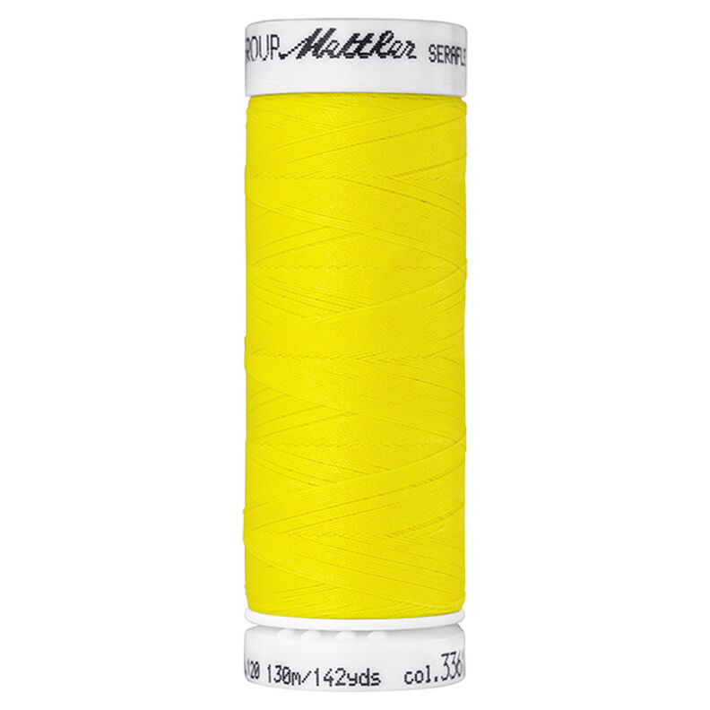 Hilo de coser Seraflex para costuras elásticas (3361) | 130 m | Mettler – amarillo limón,  image number 1