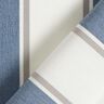 Telas para exteriores Lona Rayas finas – blanco lana/azul gris,  thumbnail number 4