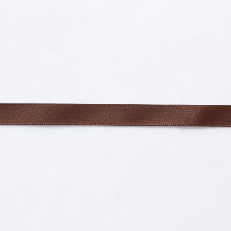 Cinta de satén [9 mm] – marrón oscuro,  image number 1