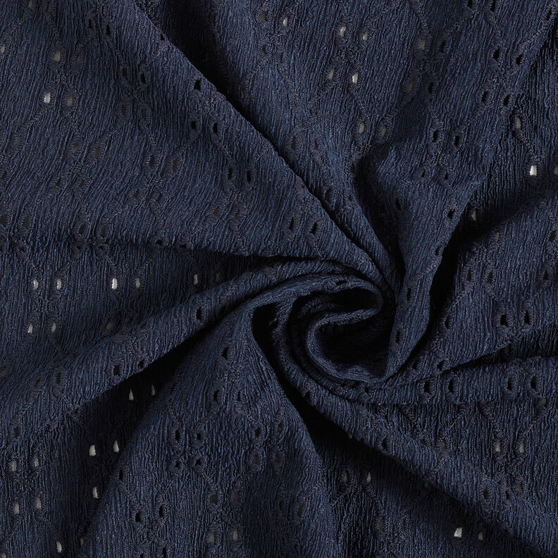 Jersey Krinkel bordado inglés – azul noche,  image number 3