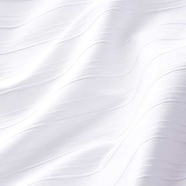 Tela para blusas Efecto de rayas – blanco,  image number 2