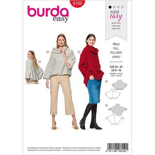 Suéter, Burda 6150 | 34-44, 
