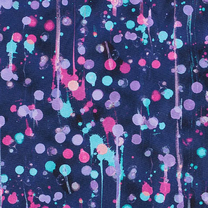 Tejido Softshell Galletas corriendo Impresión digital – azul marino/rosa intenso,  image number 6