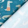 Tela de jersey de algodón Cocodrilos felices – azul océano,  thumbnail number 4