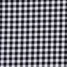 Tela de algodón Cuadros vichy 1 cm – negro/blanco,  thumbnail number 1