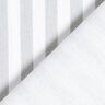Tela decorativa Panama media Rayas verticales – gris claro/blanco,  thumbnail number 4