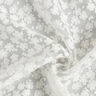 Tela organza desgastada con flores – blanco,  thumbnail number 3