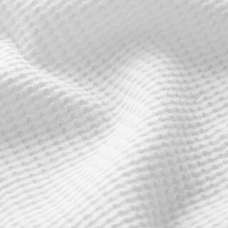 Jersey de algodón con relieves Uni – blanco, 