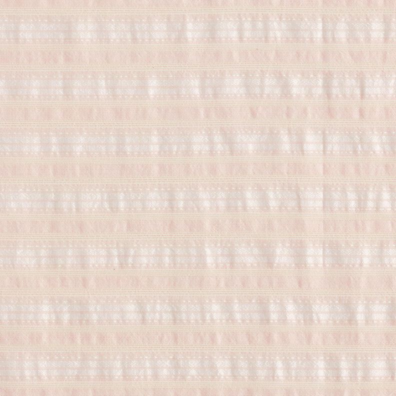 Mezcla de algodón con rayas arrugadas – rosado,  image number 1