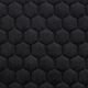 Tela de tapicería Terciopelo acolchado en diseño de panal – negro – Muestra,  thumbnail number 1