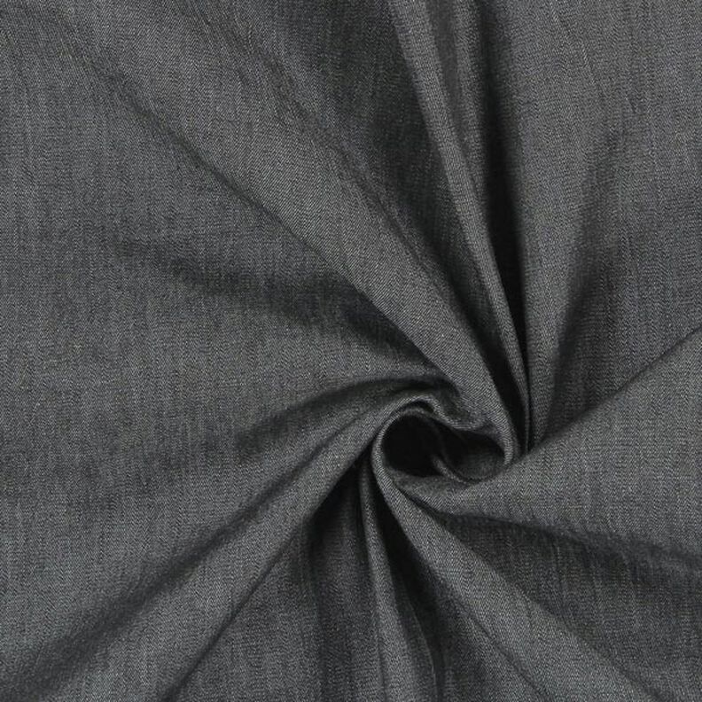 Denim de algodón ligero – negro,  image number 1