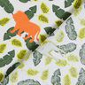 Tela de algodón Cretona Siluetas de animales de la selva – verde,  thumbnail number 4