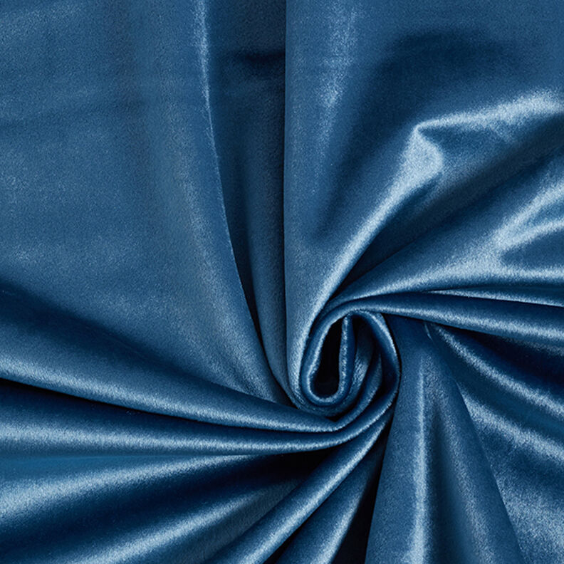 Tela decorativa terciopelo – azul gris,  image number 1