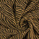 Tela de jersey lúrex Patrón de cebra – negro/oro antiguo,  thumbnail number 3