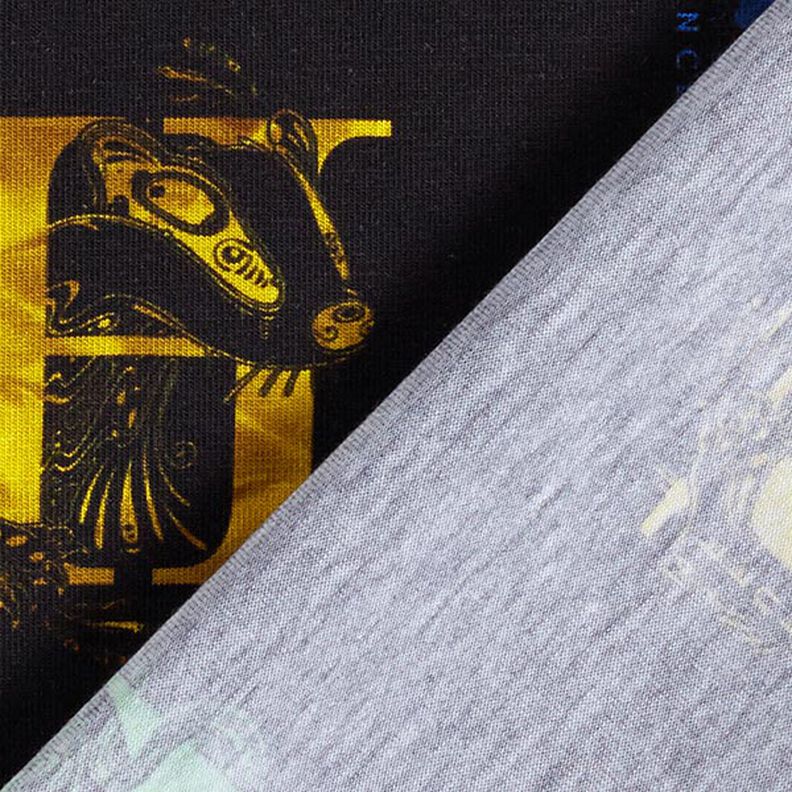 Tela de jersey de algodón Telas con licencia Harry Potter, Iniciales y animales heráldicos | Warner,  image number 4