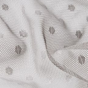 Malla fina con lunares – elefante gris, 