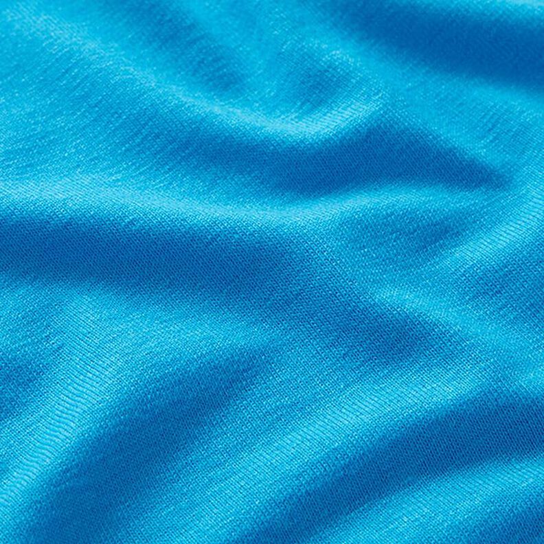 Tela de jersey de viscosa Ligera – turquesa,  image number 3