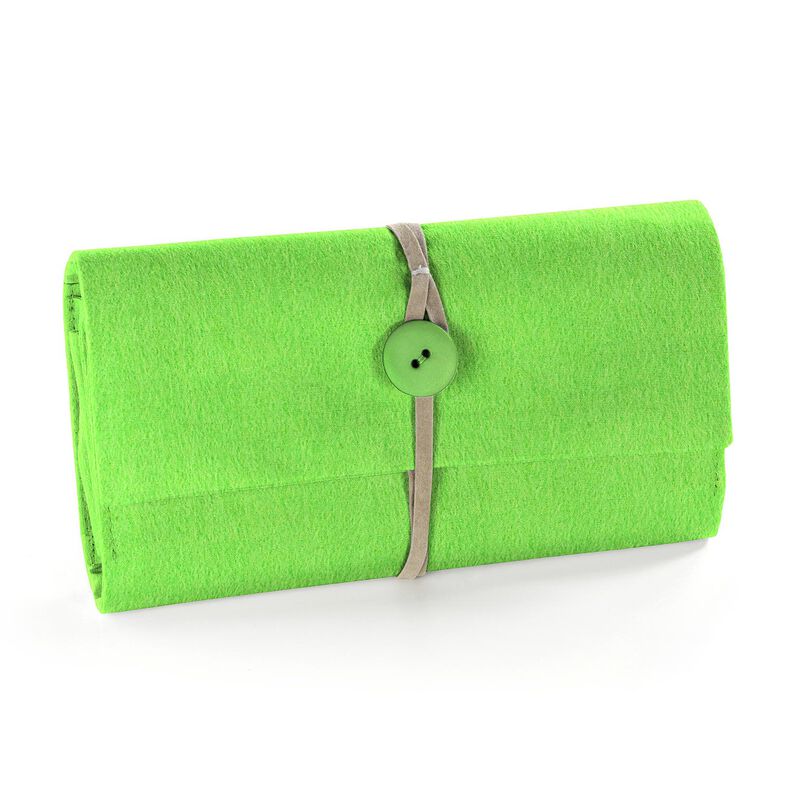 Fieltro 90 cm / grosor de 3 mm – verde neon,  image number 4