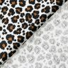 Muselina/doble arruga Estampado de leopardo – blanco/negro,  thumbnail number 4