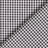 Popelina de algodón Tela Vichy a cuadros, hilo teñido – negro/blanco,  thumbnail number 6