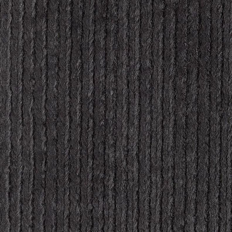 Piel sintética con tejido trenzado – negro,  image number 1
