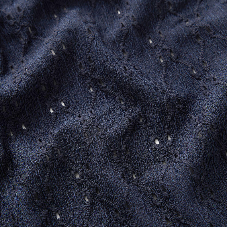 Jersey Krinkel bordado inglés – azul noche,  image number 2