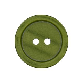 Botón de plástico de 2 agujeros Basic - oliva, 
