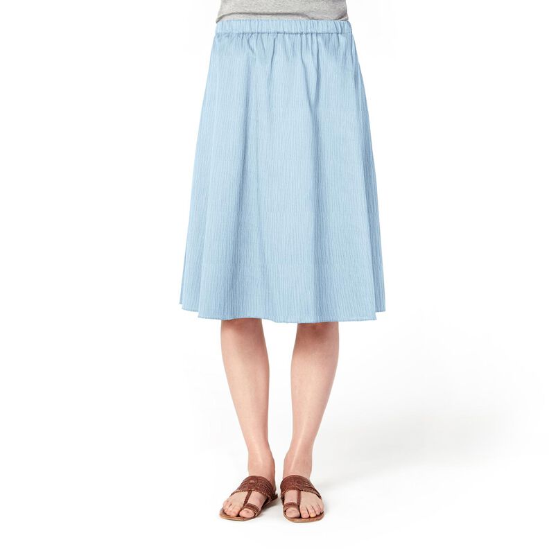 Muselina/doble arruga – azul baby,  image number 7